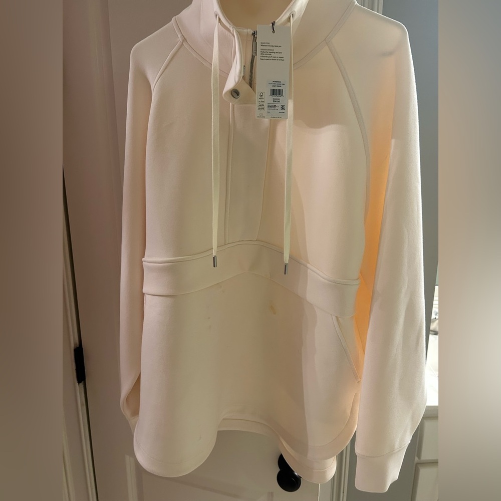 Calia XL Cream Scuba Tunic NWT